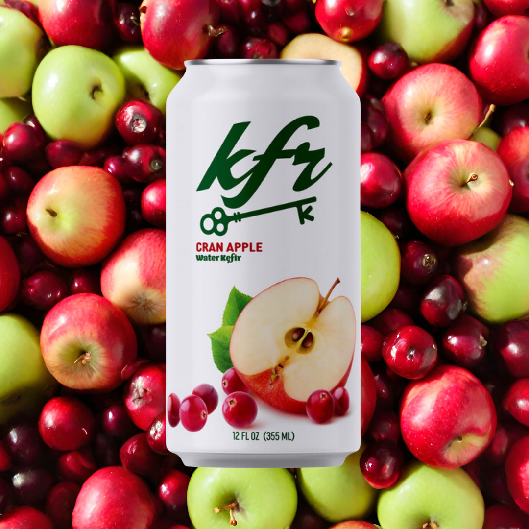 KFR Cranapple Water Kefir - 12 Count
