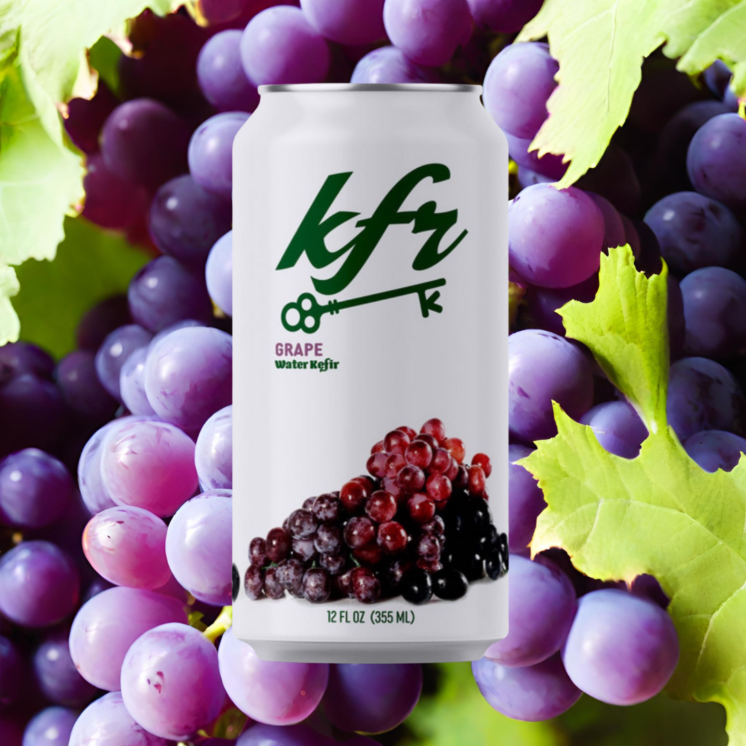 KFR Grape Water Kefir - 12 count