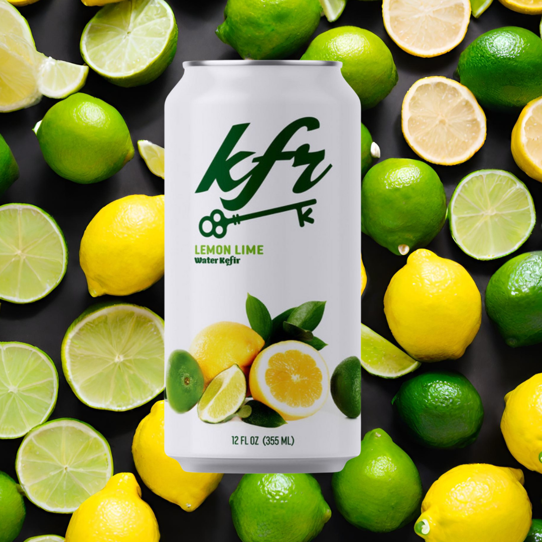 KFR Lemon Lime Water Kefir - 12 Count