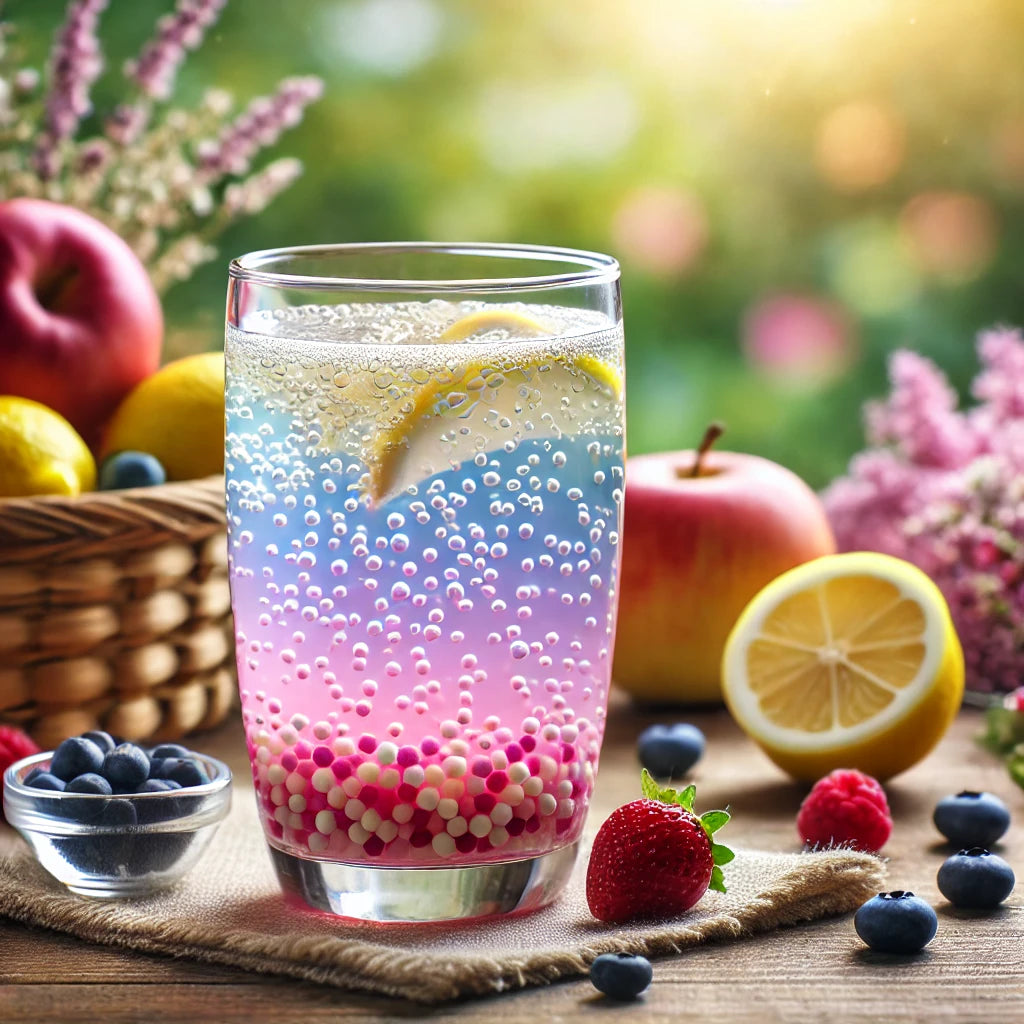 Bubbly, Probiotic, Water Kefir, Kefir Soda, Probiotic Soda, Healthy Soda, Functional Beverage